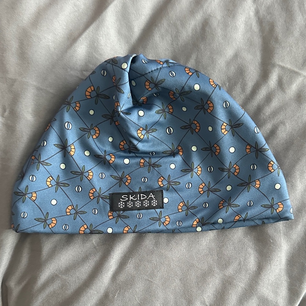 Skida Blue Patterned Alpine Hat